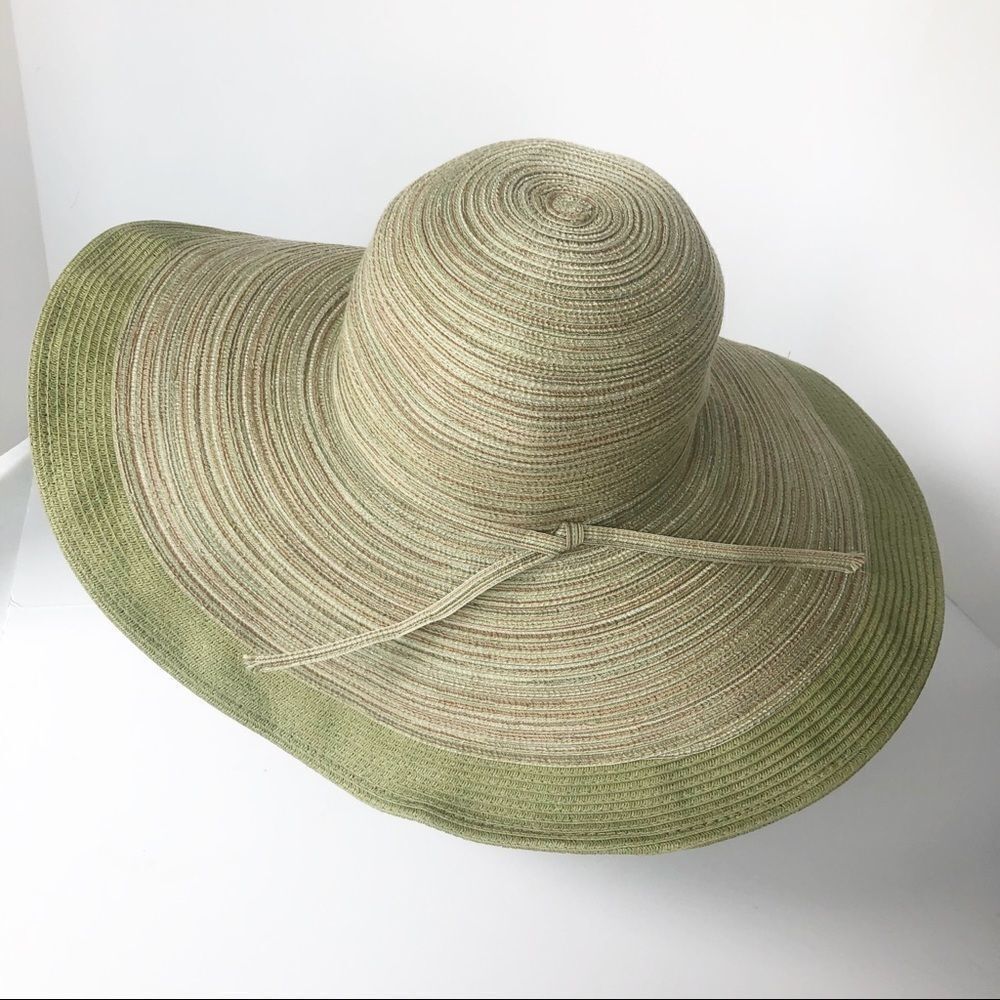 Four Buttons SanDiego Hat Co. wide brim straw hat